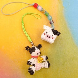 【成田限定】干支きゅーぴー（子〜午） グラスビーズのトーホー [TOHO BEADS] - 新製品 : 2021 干支丑キット